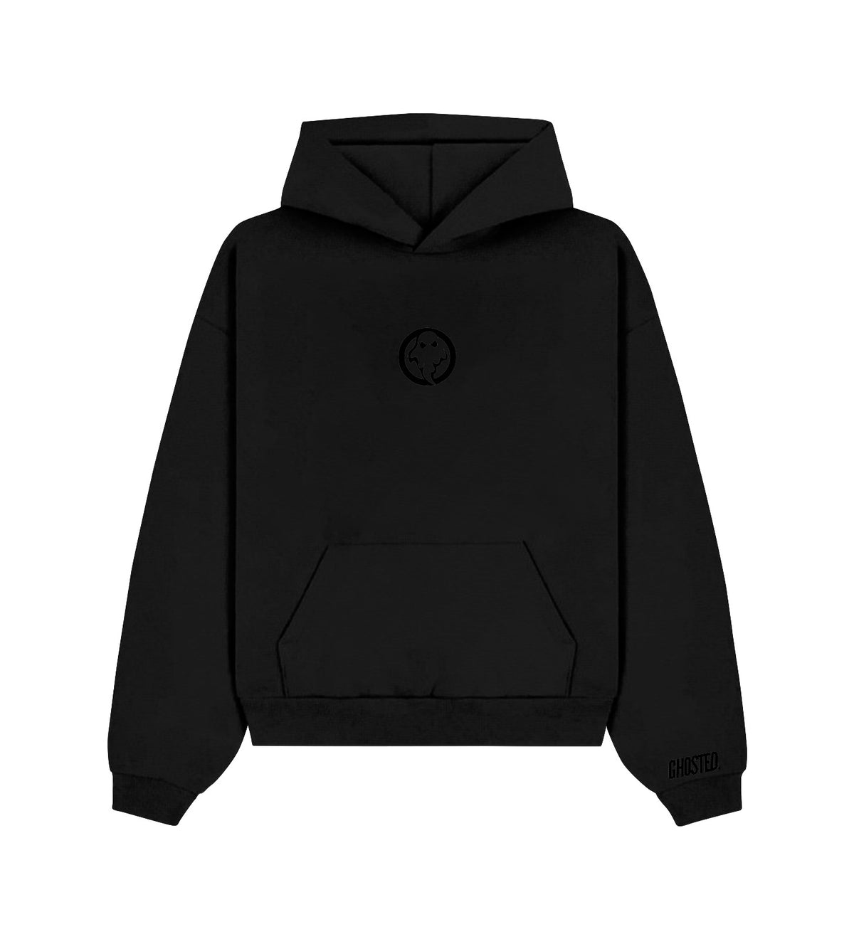 GHOSTED HOODIE [BLACK]